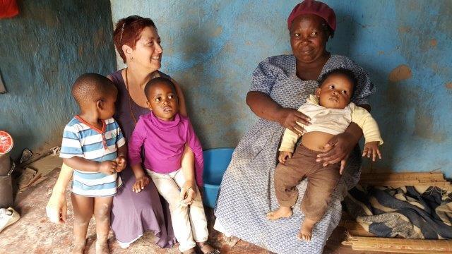 C-IMCI home visit - grannie with 7 orhphaned ch