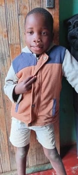 Boy smiling