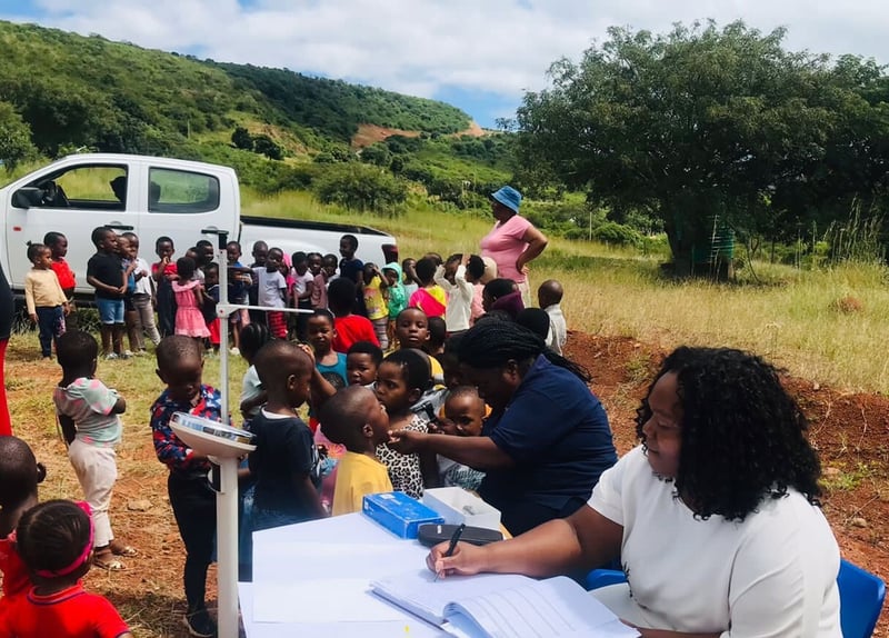 Children treated at the wellness wagon