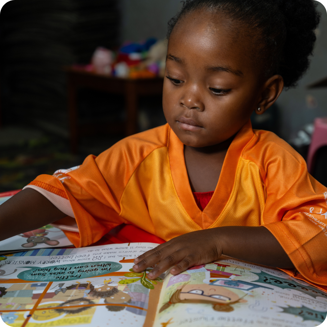 Child participating in a Starfish-supported program