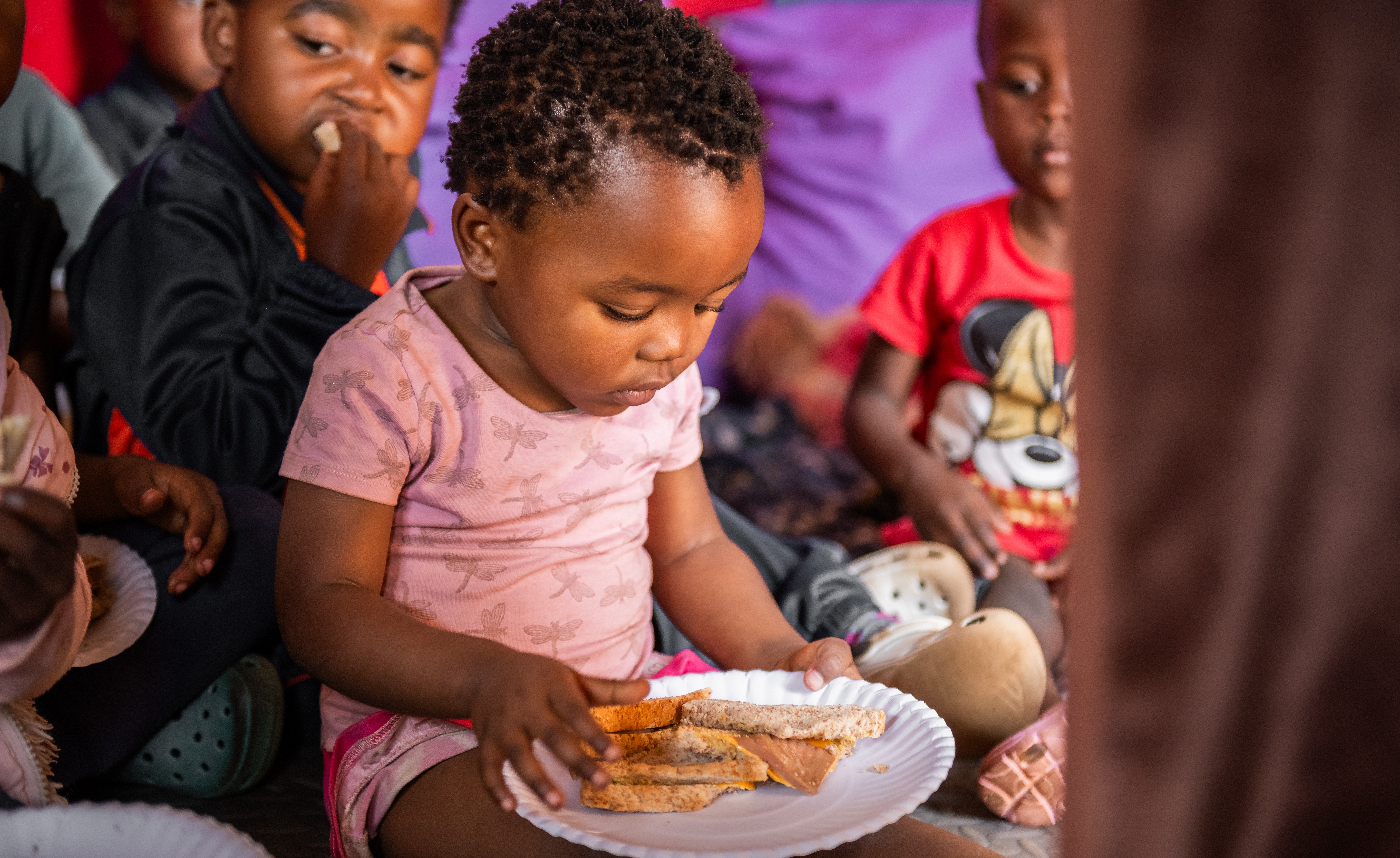Children receiving nutrition support