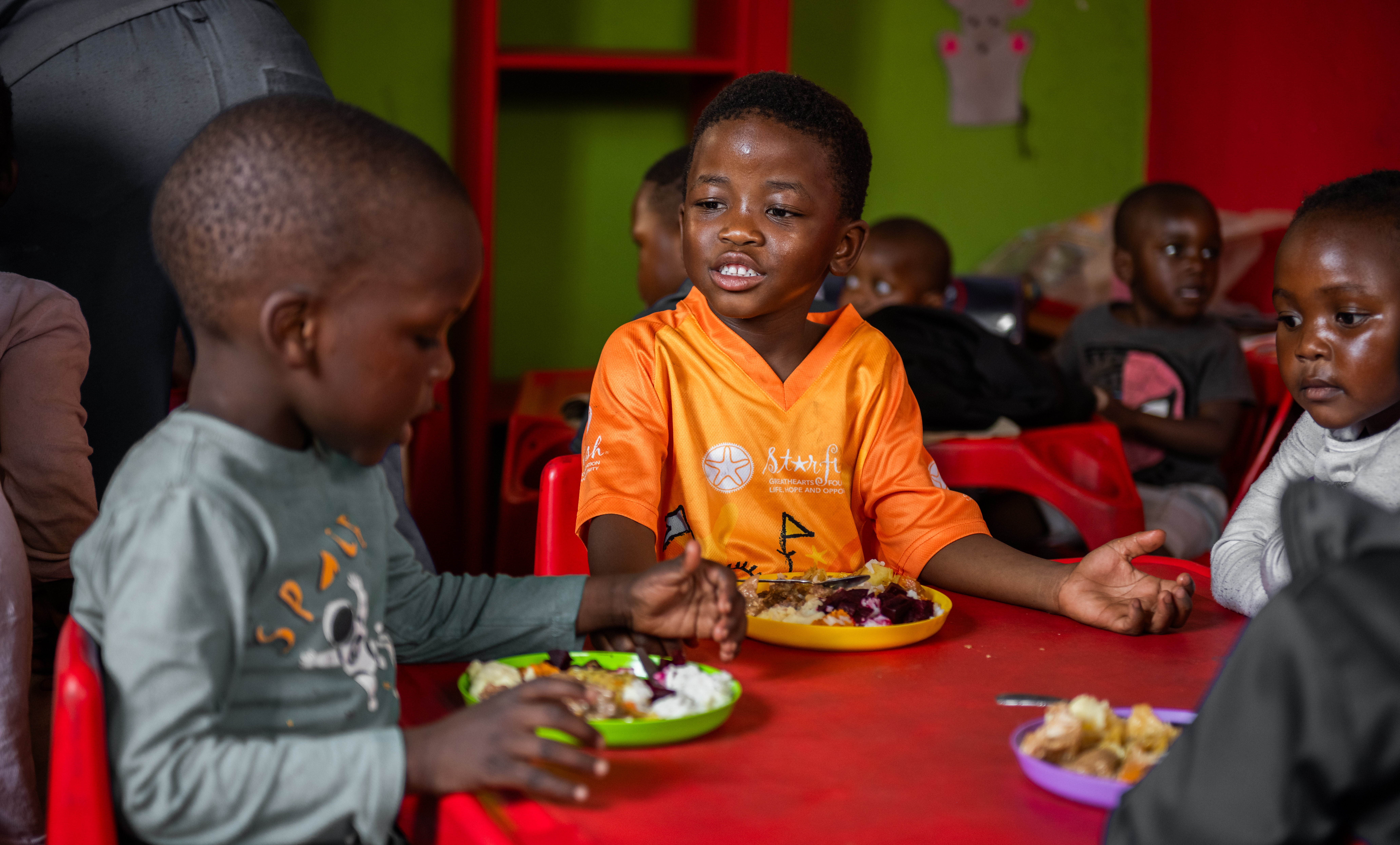 Children receiving nutrition support